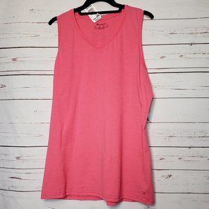 Champion Pink Jersey Sleeveless Performance Top